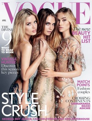 Georgia, Cara + Suki Are Nearly Naked & Covered in Sequins Georgia, Cara + Suki Are Nearly Naked & Covered in Sequins