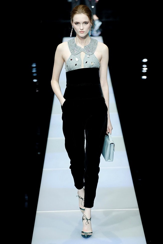 Giorgio Armani Fall 2015: Women Wearing Pants | Fashion Gone Rogue