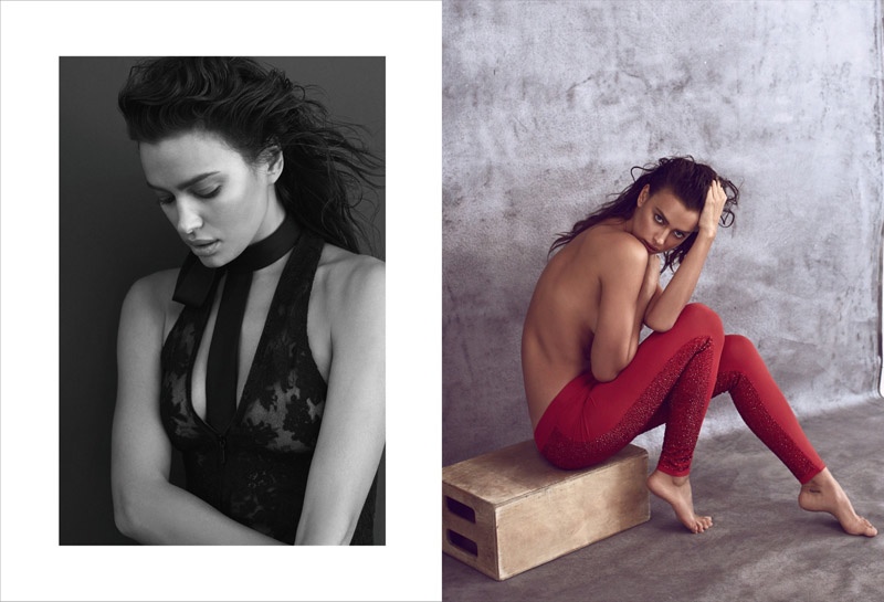 The story features a color palette of black, red and white.