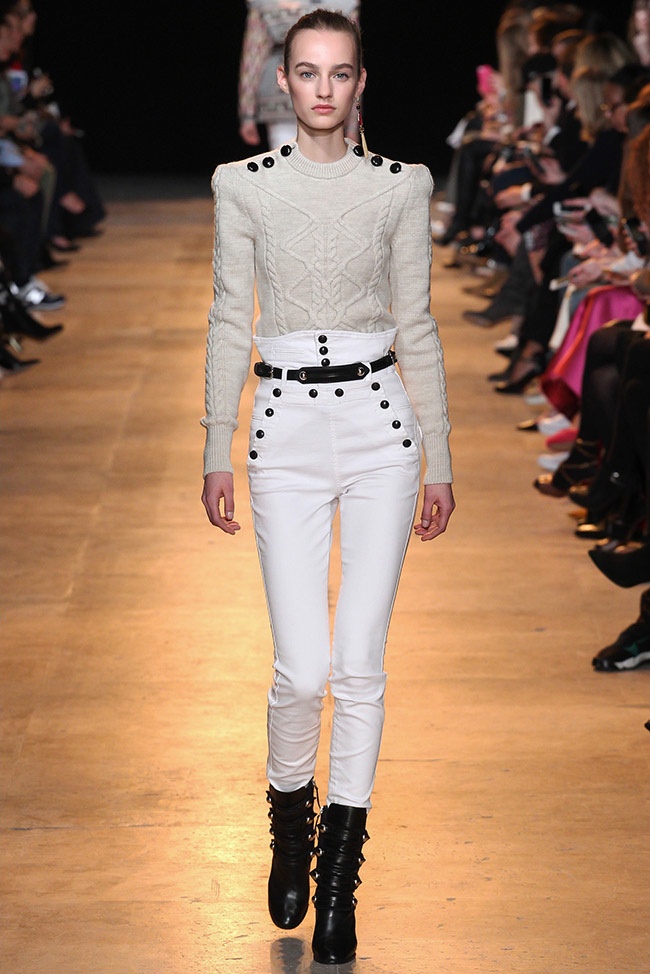 Isabel Marant Pairs High-Waist Looks with Boxy Sweaters for Fall 2015 ...