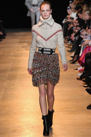 Isabel Marant Pairs High-Waist Looks with Boxy Sweaters for Fall 2015