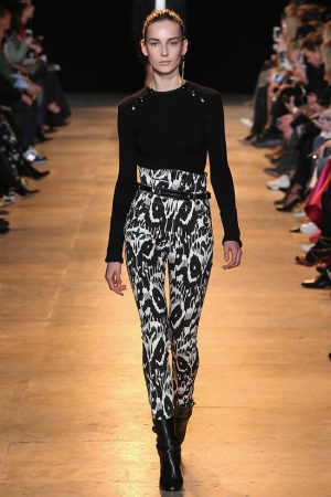Isabel Marant Pairs High-Waist Looks with Boxy Sweaters for Fall 2015
