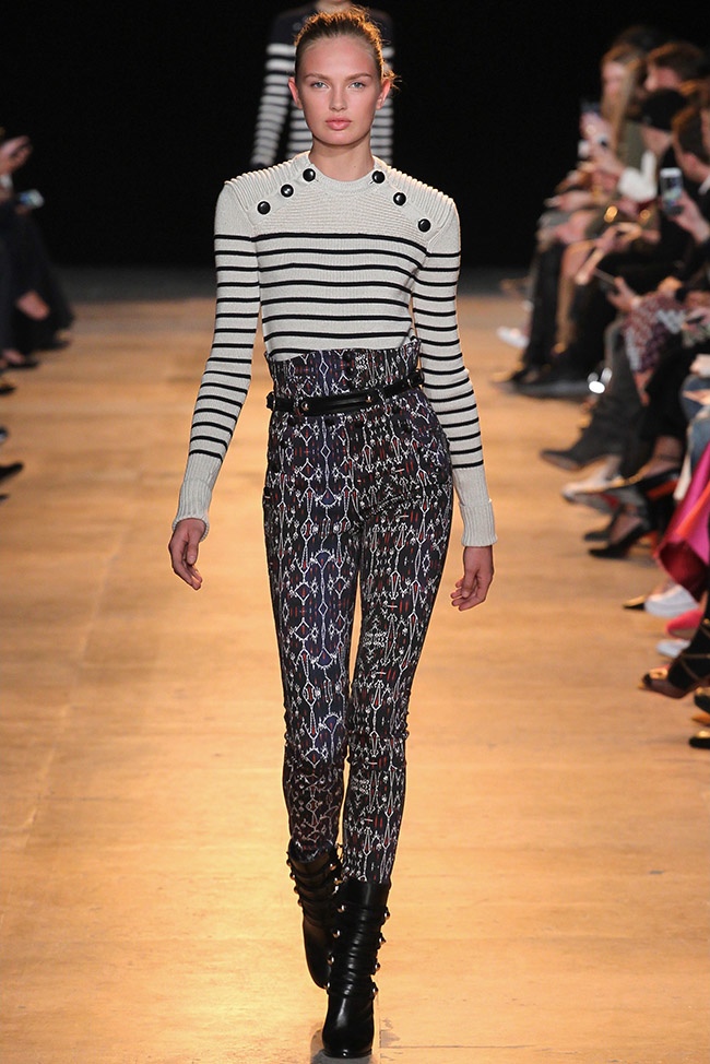 Isabel Marant Pairs High-Waist Looks with Boxy Sweaters for Fall 2015 ...