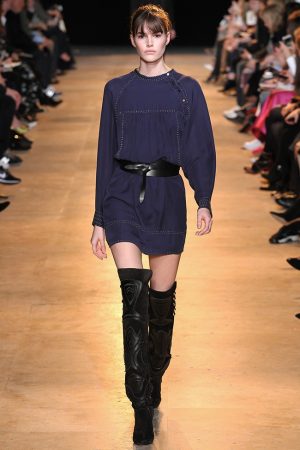 Isabel Marant Pairs High-Waist Looks with Boxy Sweaters for Fall 2015