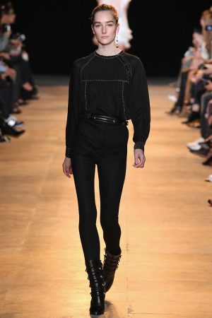 Isabel Marant Pairs High-Waist Looks with Boxy Sweaters for Fall 2015