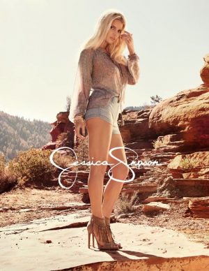 Jessica Simpson Models Daisy Dukes in Spring 2015 Clothing Ads Jessica Simpson Models Daisy Dukes in Spring 2015 Clothing Ads