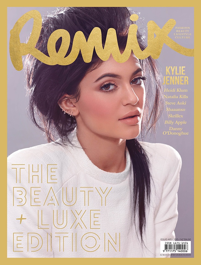 Kylie Jenner graces Issue #85 of Remix Magazine cover