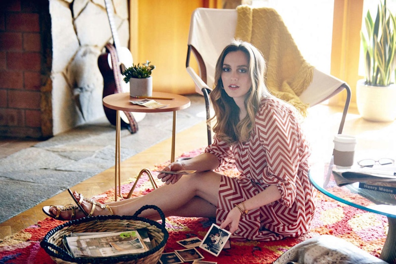Leighton Meester stars in a spring 2015 style diary for Jimmy Choo. 
