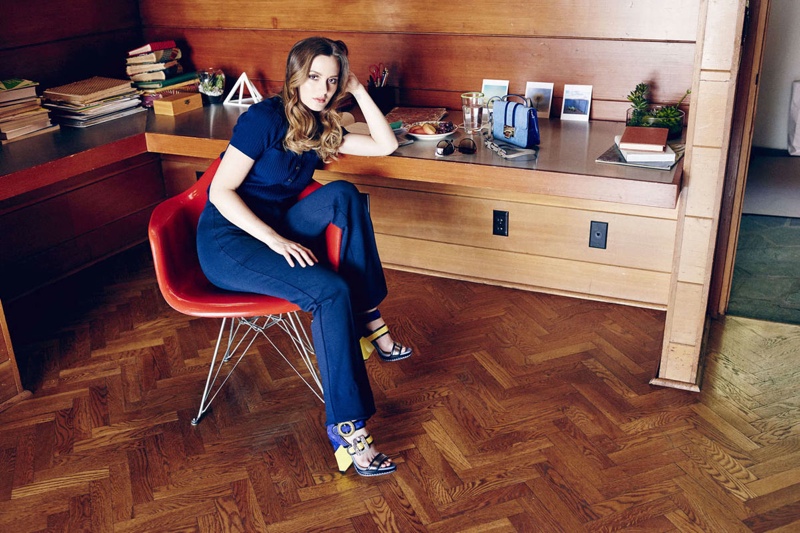 Leighton models the Kaya and Rebel shoe styles from Jimmy Choo
