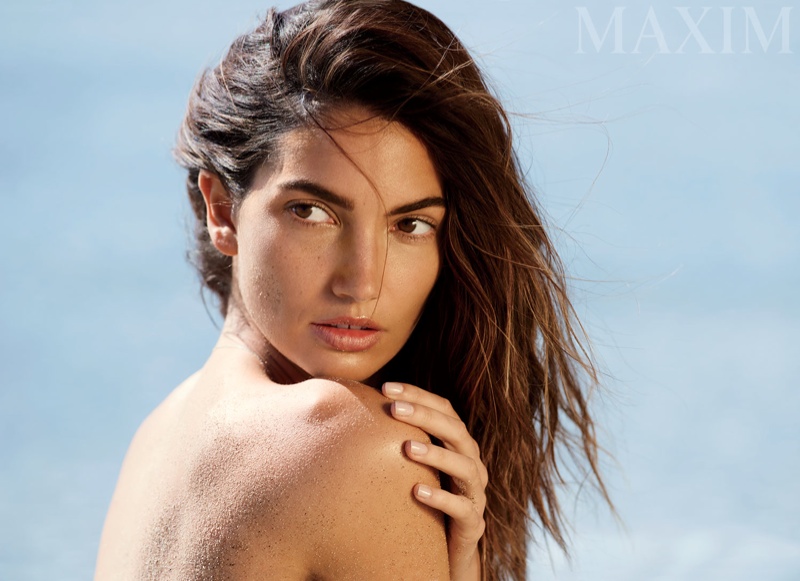 Lily Aldridge Poses Topless for Maxim, But You Won't See Her Completely Naked