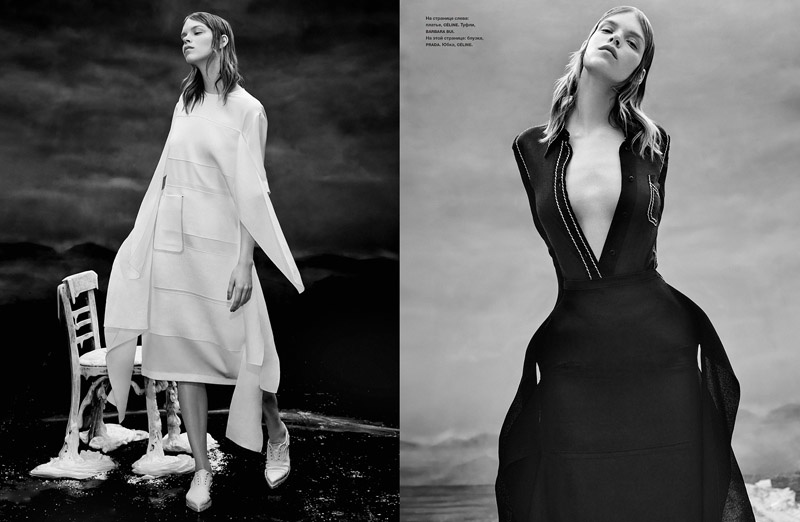 Meghan Collison Models Spring Fashions for Editorial in Numero Russia