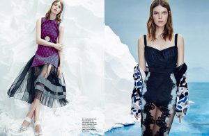 Meghan Collison is Ready for an Icy Spring in Numero Russia