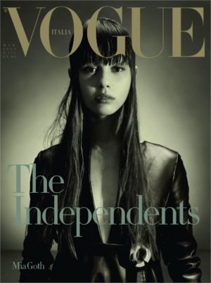 Mia Goth Lands Vogue Italia March 2015 Cover Mia Goth Lands Vogue Italia March 2015 Cover