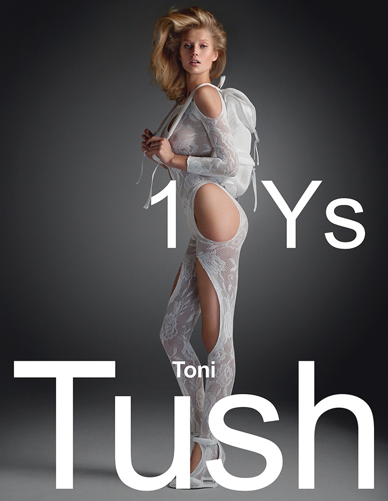 Toni Garrn lands a cover on the 10th Anniversary issue Tush Magazine. 