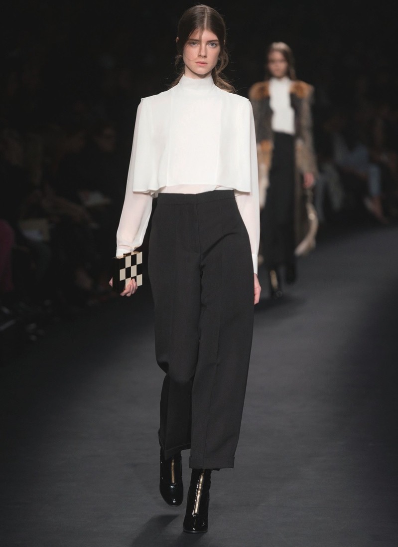 Valentino Embraces Black & White for Fall 2015