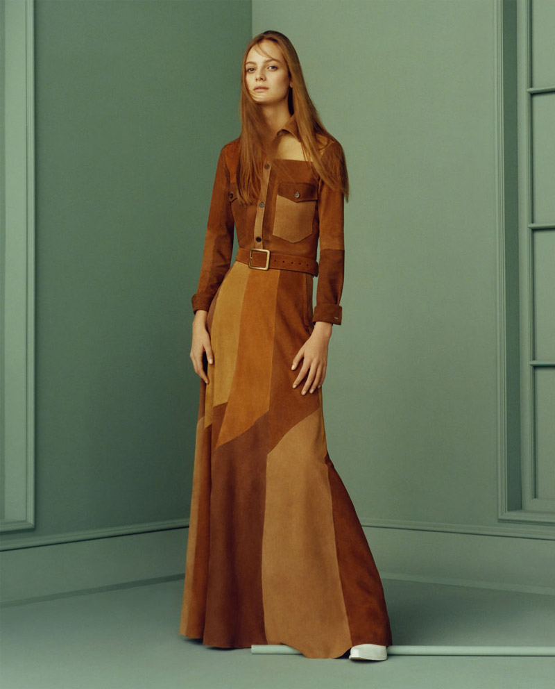 70s suede dress