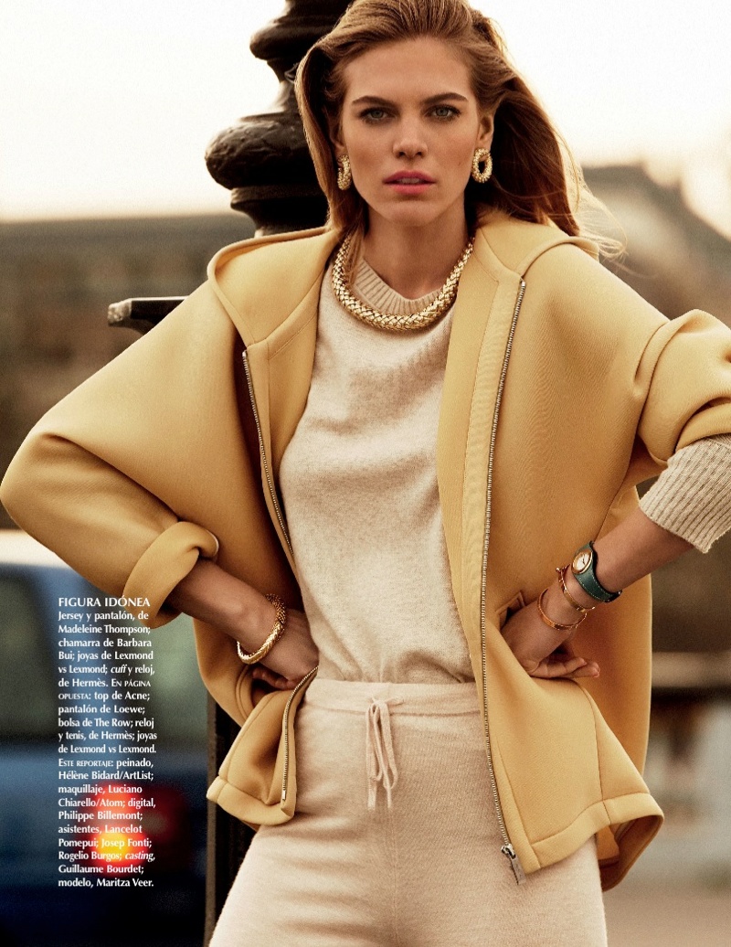 Maritza Veer takes on style of the 1990s in this new editorial for Vogue Mexico. 
