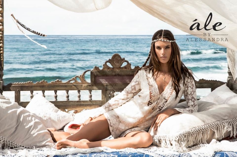 Alessandra Ambrosio stars in her Ale by Alessandra summer 2015 clothing collection. 