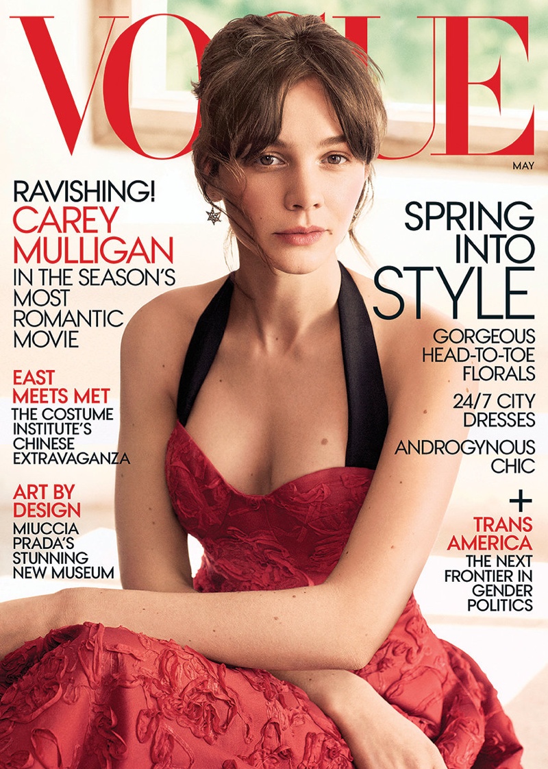 Carey Mulligan lands the May 2015 cover of Vogue US