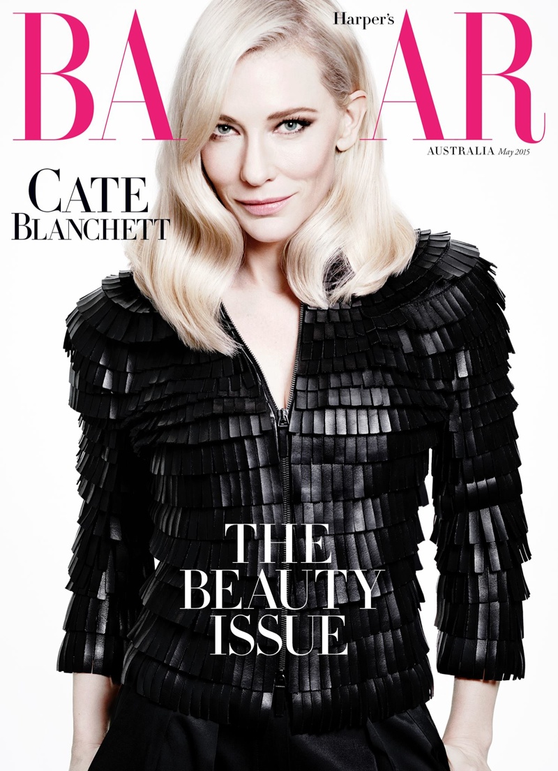 Cate Blanchett graces the May 2015 cover of Harper's Bazaar Australia