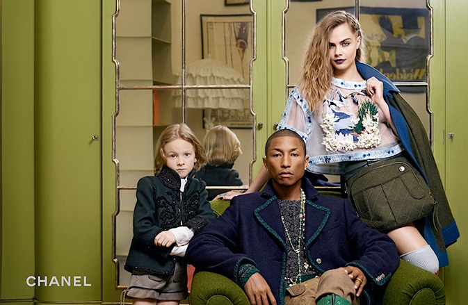 Cara Delevingne & Pharrell Reunite for Chanel Campaign – Fashion Gone Rogue