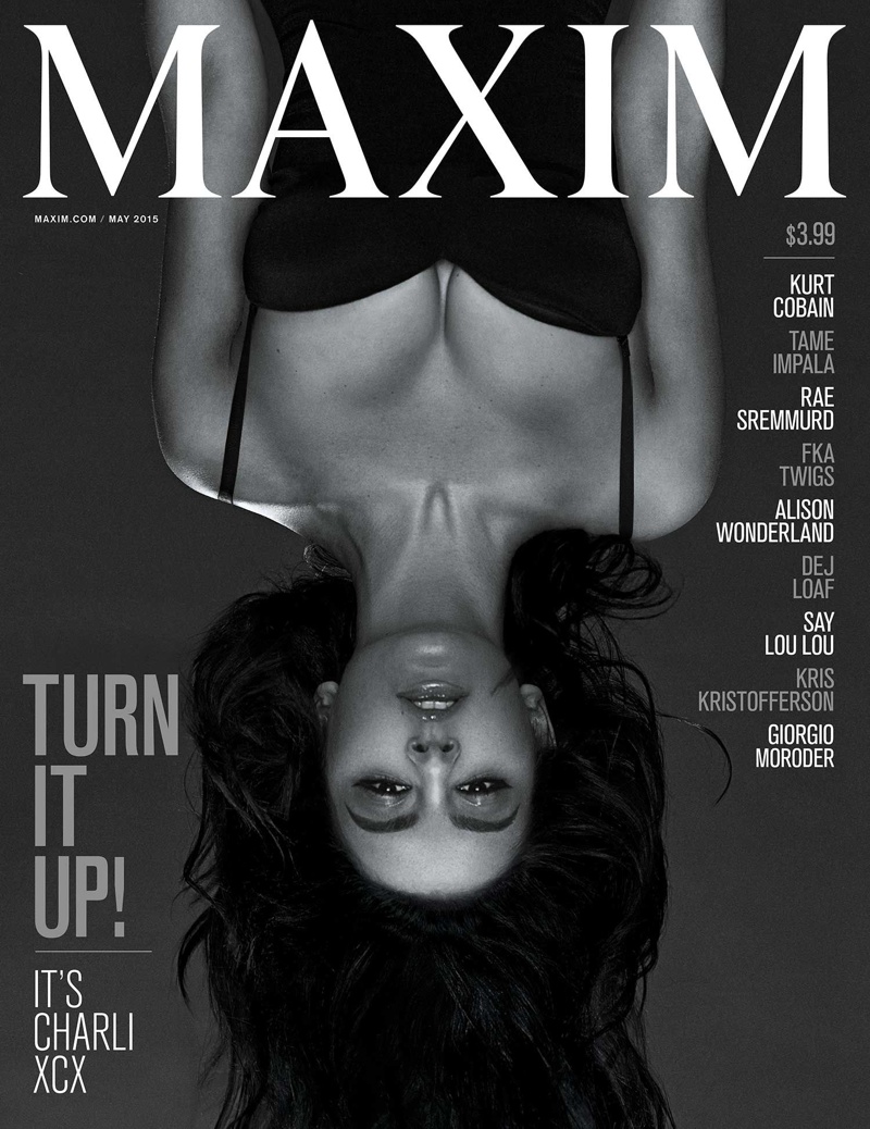 Charli XCX stars on the May 2015 cover of Maxim Magazine