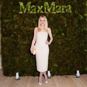 Dakota Fanning Makes a Case for the Little White Dress at Max Mara Event Dakota Fanning Makes a Case for the Little White Dress at Max Mara Event