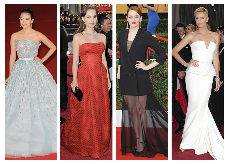 Natalie Portman wears Christian Dior Couture Autumn Winter 2012 by