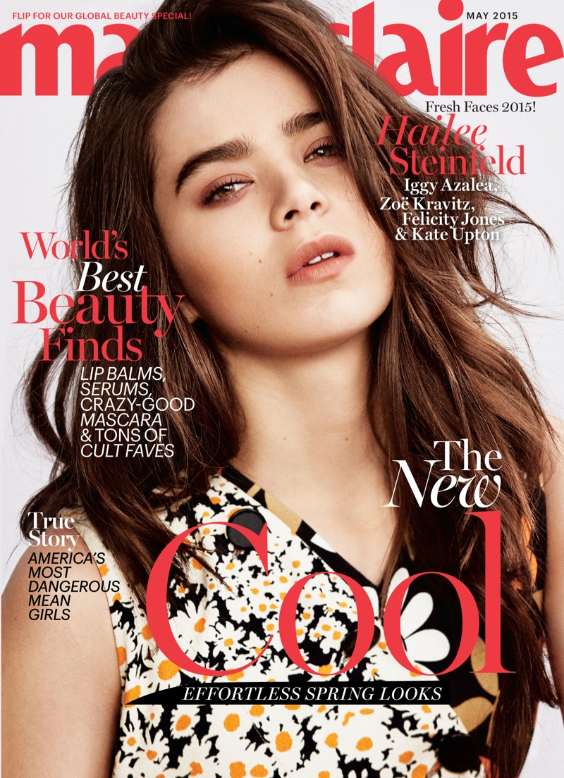 Hailee Steinfeld on Marie Claire May 2015 Cover