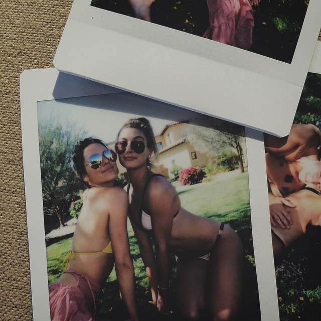Kendall Jenner and Hailey Baldwin hit Coachella in bikini looks. Photo via Instagram