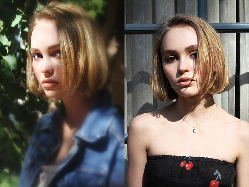 Lily-Rose Depp gets her closeup for Oyster Magazine. 
