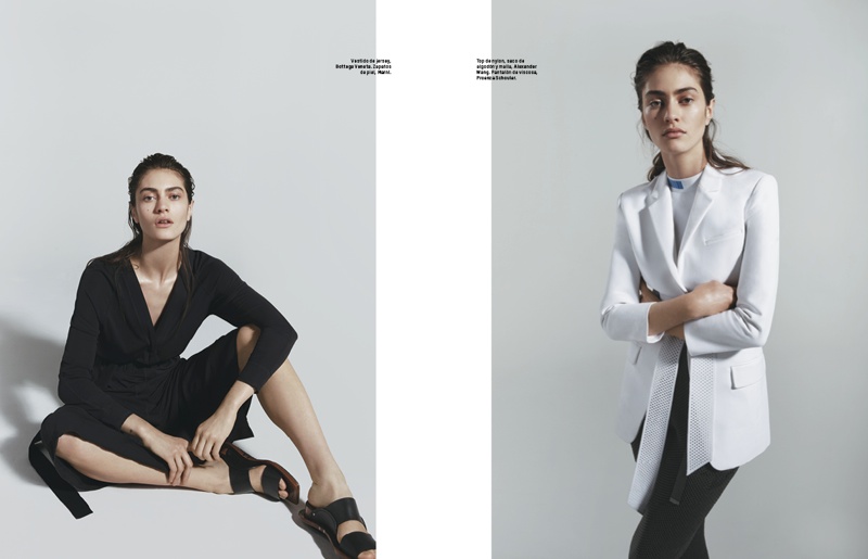 Marine Deleeuw Models Eastern-Inspired Looks for L’Officiel Mexico