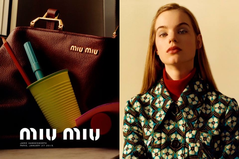 Miu Miu taps rising star  Estella Boersma for its pre-fall 2015 campaign