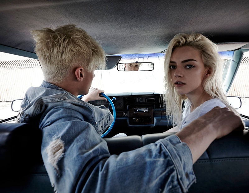 Pyper America and Lucky Blue Smith star in Ksubi's fall-winter 2015 campaign