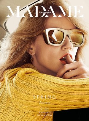 Masha Novoselova Models Trendy Sunglasses for Madame Shoot