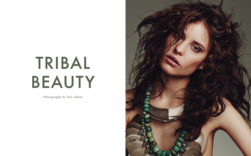 Bruna Bueno stars in 'Tribal Beauty' by Tim Ashton