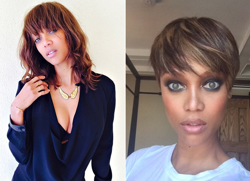 Tyra Banks went for the big chop with a newly debuted pixie haircut. Photo: Instagram