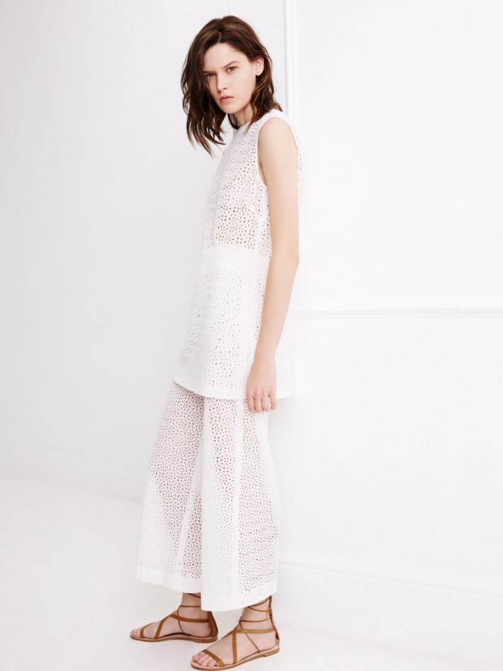 white outfit zara