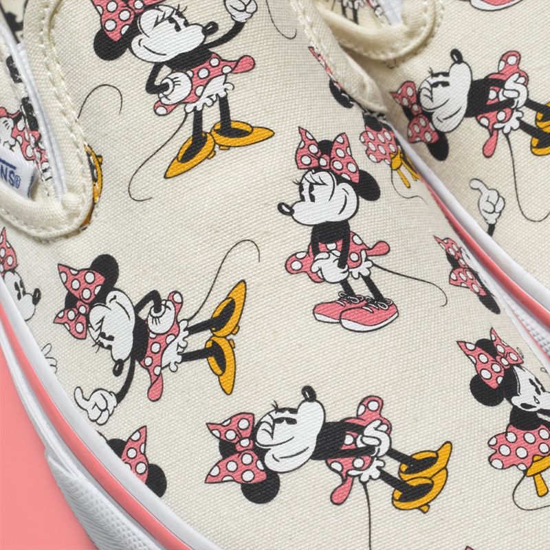 Minnie Mouse featured on the Vans x Disney collection