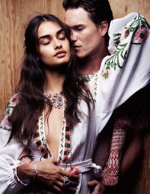 Lights of Love: Gizele + Johann Model Couples Jewelry in ELLE France Lights of Love: Gizele + Johann Model Couples Jewelry in ELLE France