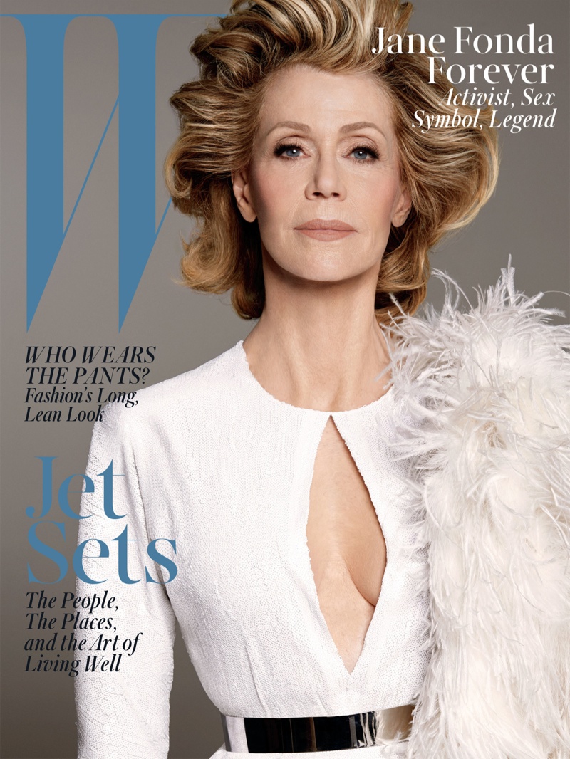 Jane Fonda graces the June-July 2015 issue of W Magazine
