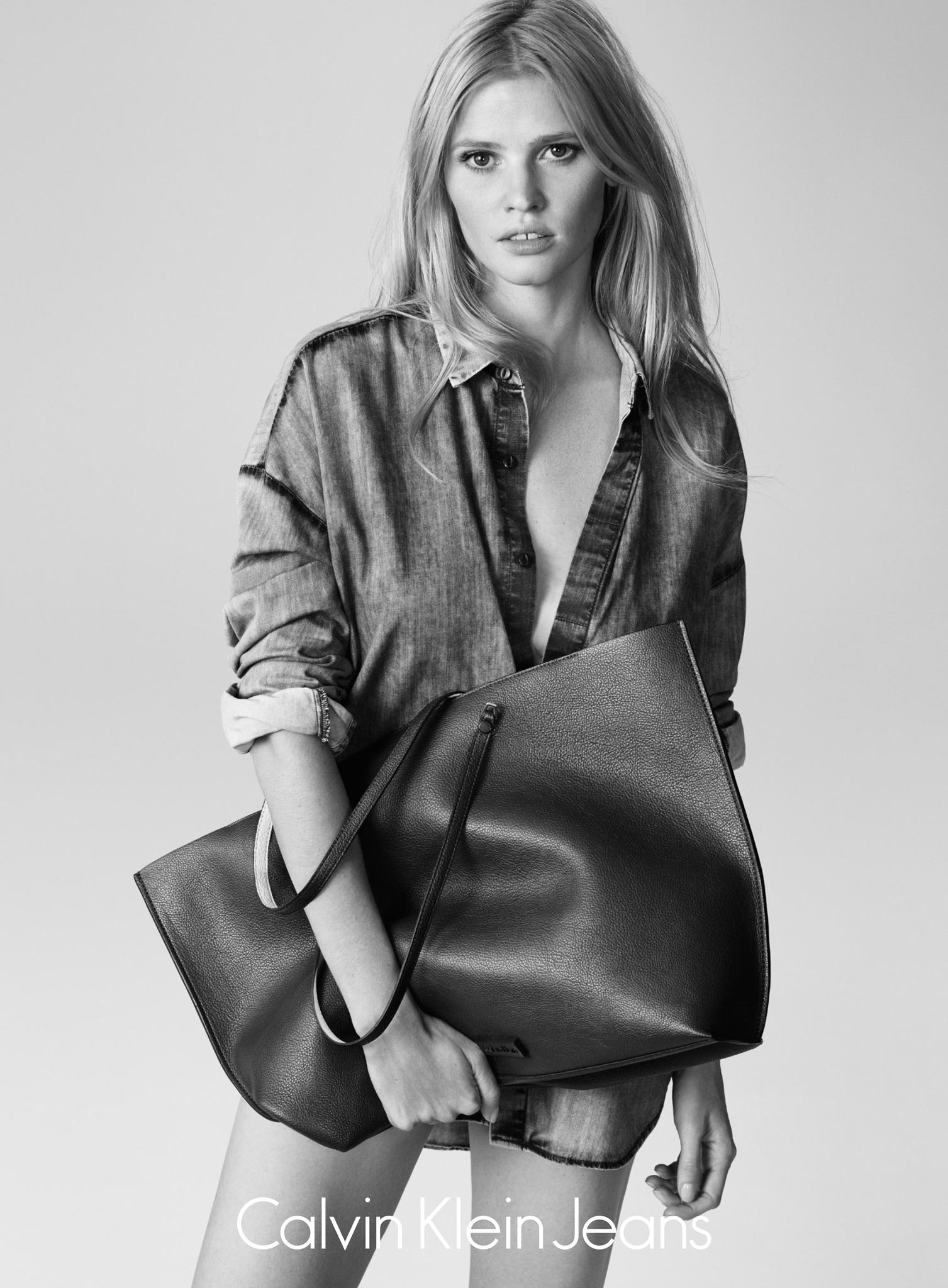 Calvin Klein Jeans Summer 2015 Campaign: Lara Stone Embraces Minimal ...