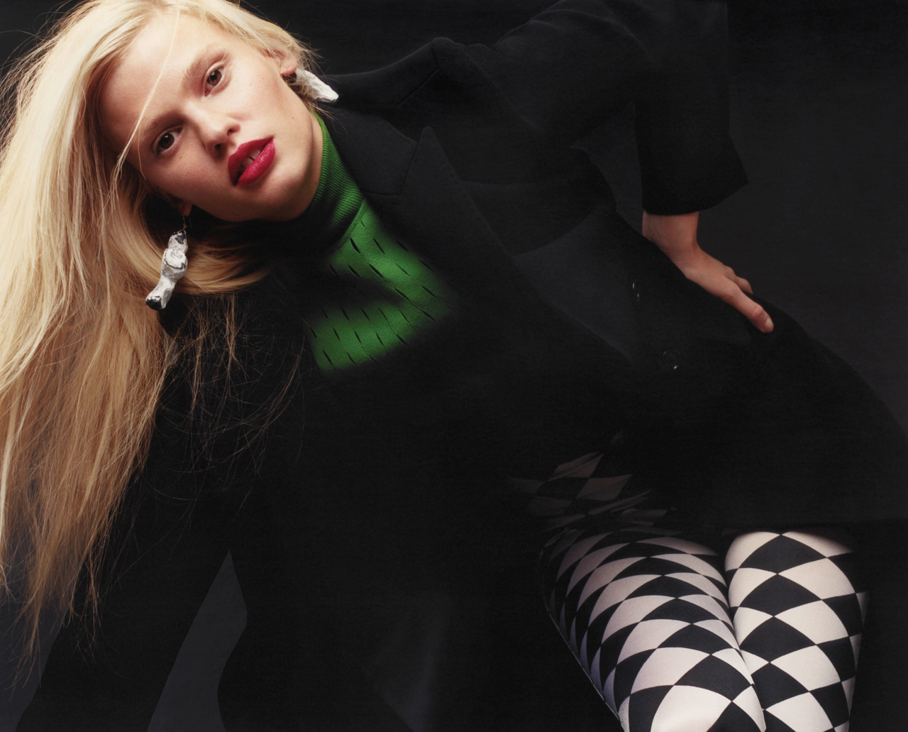 Lara Stone Channels 1960s Style for V Magazine Shoot