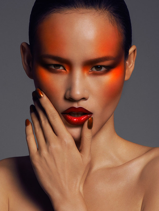 Makeup by Hung Vanngo.