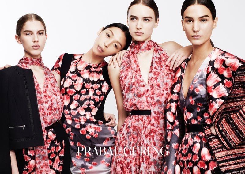 Gurung embraces prints including florals for his pre-fall collection