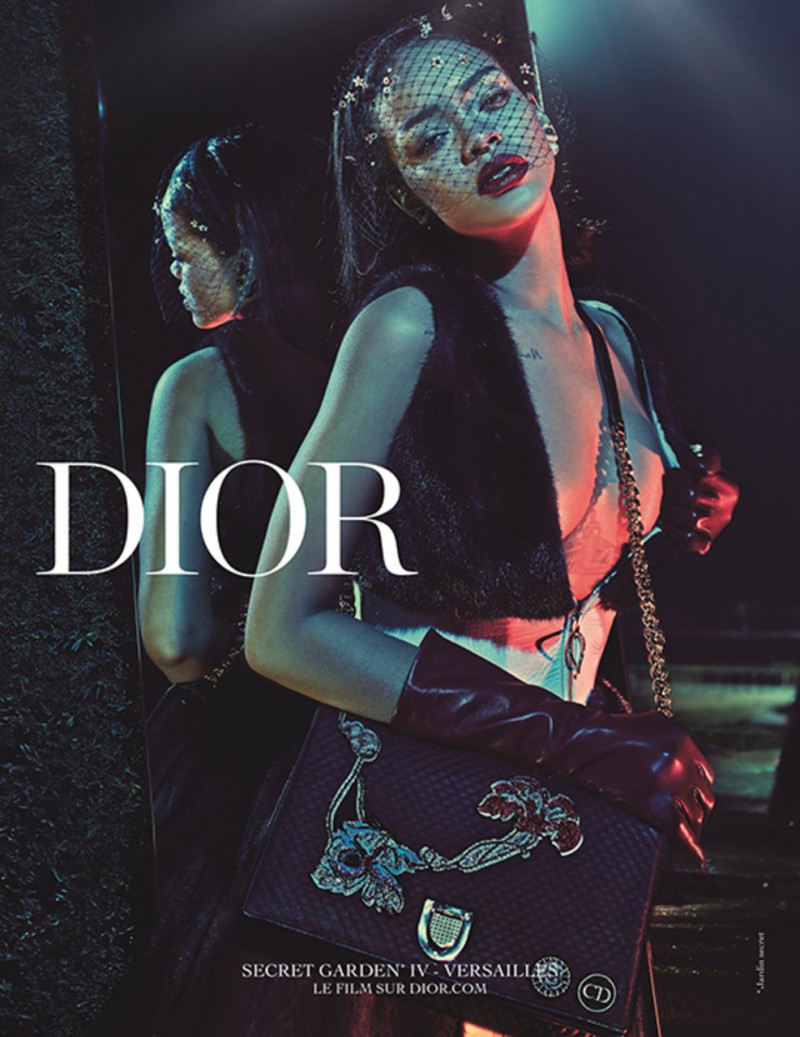 Rihanna is sultry for Dior's 2015 Secret Garden campaign.