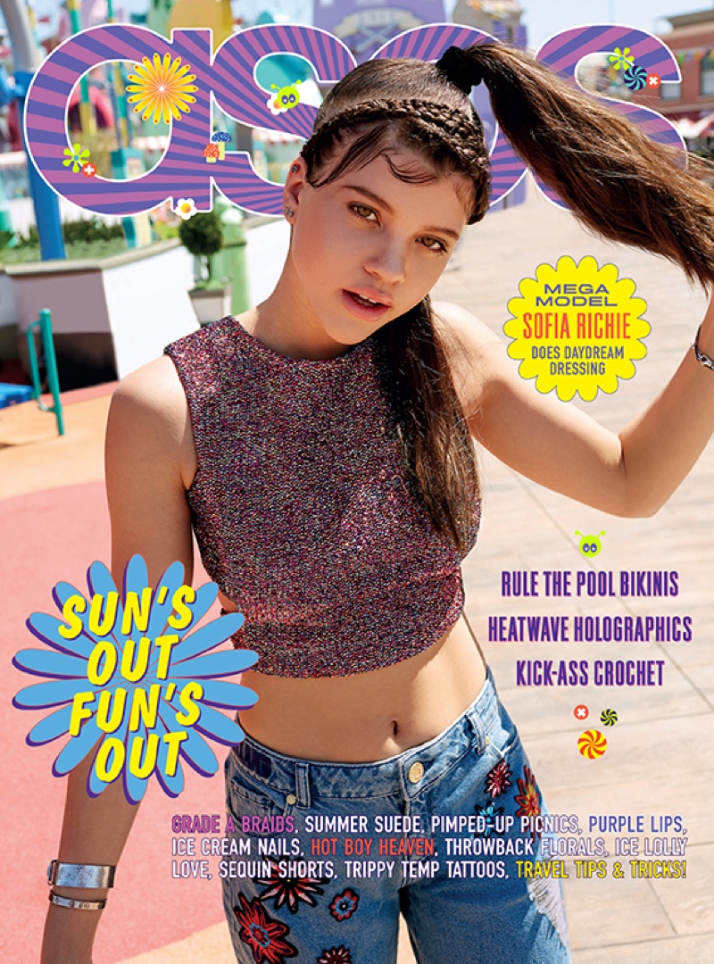 Sofia Richie lands the July 2015 cover of ASOS Magazine