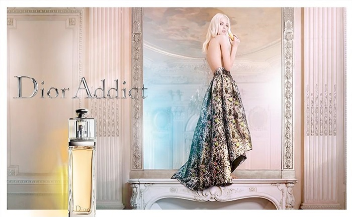 Sasha Luss named the face of Dior Addict fragrance in 2015. 