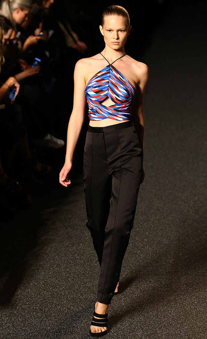 Anna Ewers at Alexander Wang's spring-summer 2015 runway show. Photo: FashionStock.com / Shutterstock.com