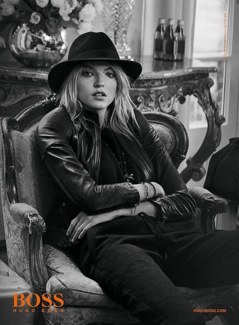 Martha Hunt for BOSS Orange fall-winter 2015 campaign